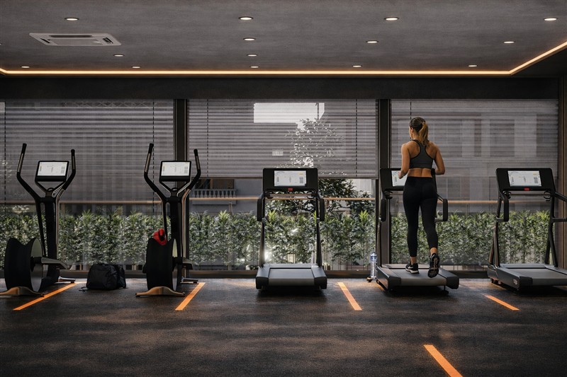 Cardio and fitness — KOURTYARD visualisation